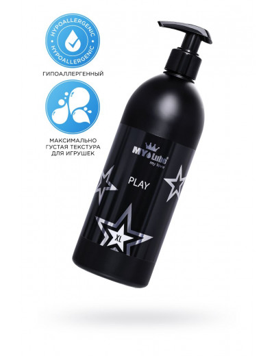 Лубрикант на водной основе для использования с секс-игрушками MyLube PLAY - 500 мл.