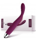 Фиолетовый вибратор Cici Violet с гнущейся головкой - 18,2 см.