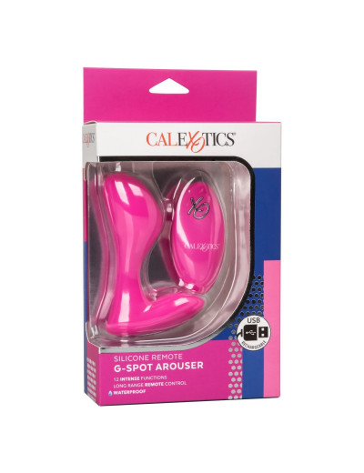 Розовый массажер G-точки Remote G Spot Arouser - 10,75 см.