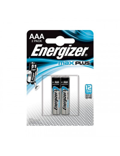Батарейки Energizer MAX PLUS LR03/E92 AAA 1.5V - 2 шт.