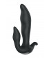Черный вибратор N 35 RECHARGEABLE DUO VIBRATOR - 17,5 см.