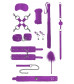Фиолетовый игровой набор БДСМ Intermediate Bondage Kit