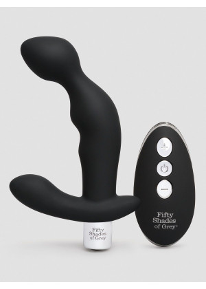 Черный вибромассажер простаты Relentless Vibrations Remote Prostate Vibrator - 15,2 см.