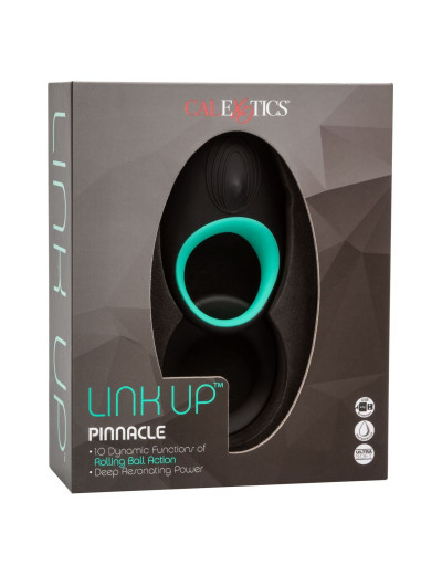 Набор из двух черных эрекционных колец Link Up Pinnacle