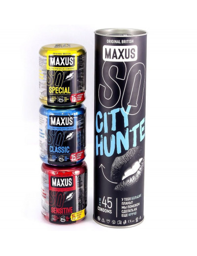 Набор презервативов MAXUS City Hunter