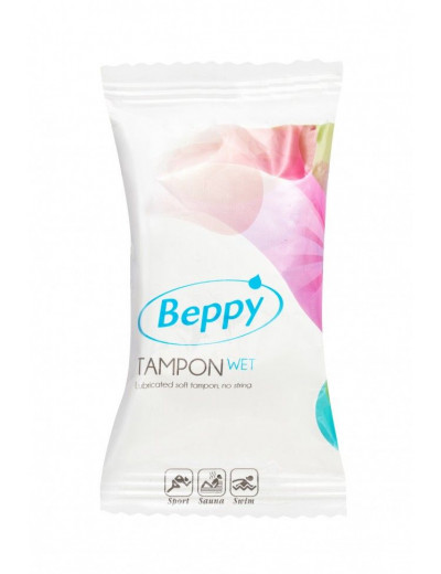 Нежно-розовый тампон-губка Beppy Tampon Wet - 1 шт.