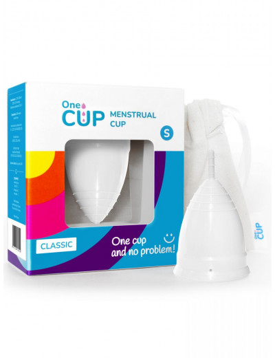 Белая менструальная чаша OneCUP Classic - размер S