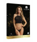 Пикантный комплект Festive Rhinestone Top and Thong со стразами