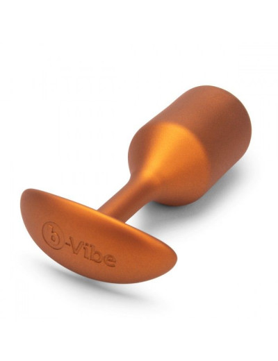 Пробка для ношения цветы бронзы B-vibe Snug Plug 2 - 11 см.