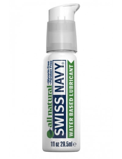 Гипоаллергенный лубрикант Swiss Navy All Natural Water Base Lubricant - 29,5 мл.