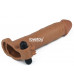 Коричневая вибронасадка-удлинитель на пенис Add 3 Pleasure X Tender Vibrating Penis Sleeve - 19,5 см.