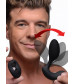 Черный стимулятор простаты 10X P-Flexer Prostate Stimulating Anal Butt Plug - 13,7 см.