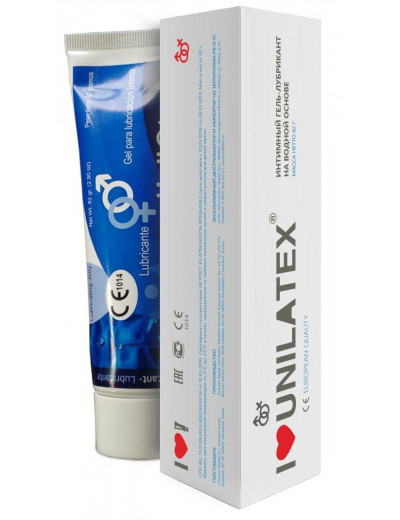 Лубрикант на водной основе Unilatex Gel - 80 мл.