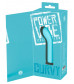 Бирюзовый мини-вибратор с загнутой головкой Power Vibe Curvy - 12 см.