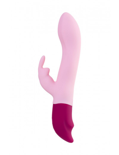 Розовый вибратор-кролик Hello Rabbit - 24,5 см.