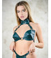Изумрудная сбруя из ошейника с лифом Ladys Arsenal