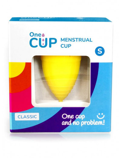 Желтая менструальная чаша OneCUP Classic - размер S