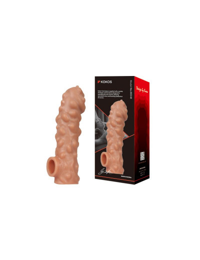 Насадка на фаллос с крупными бугорками EXTREME SLEEVE - 17,6 см.