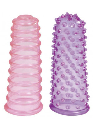 Набор из 2 насадок на пальцы Lust Fingers Sleeve