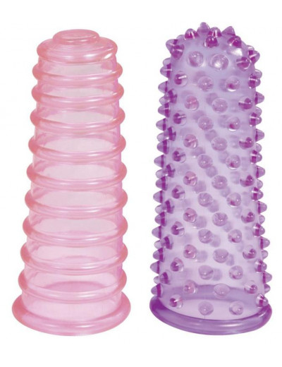 Набор из 2 насадок на пальцы Lust Fingers Sleeve