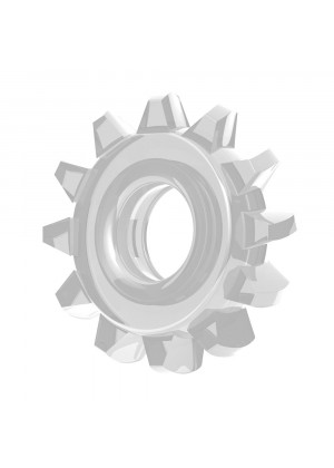Прозрачное кольцо с лучиками POWER PLUS Cockring