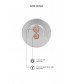Телесный вибратор Vibrating Dildo With Balls - 25 см.