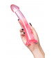 Розовый нереалистичный фаллоимитатор Jelly Dildo XL - 22 см.
