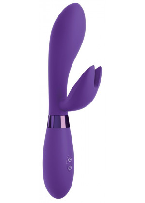 Фиолетовый вибратор-кролик #bestever Silicone Vibrator - 21,2 см.