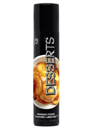 Лубрикант Wet Desserts Bananas Foster с ароматом бананового десерта - 30 мл.