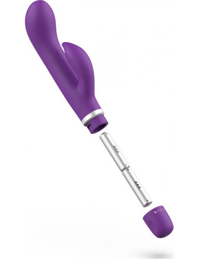 Фиолетовый вибратор-кролик Bwild Classic Marine - 19,3 см.