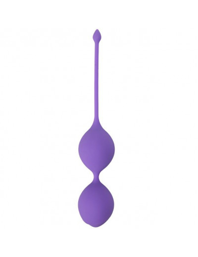 Фиолетовые вагинальные шарики SEE YOU IN BLOOM DUO BALLS 36MM