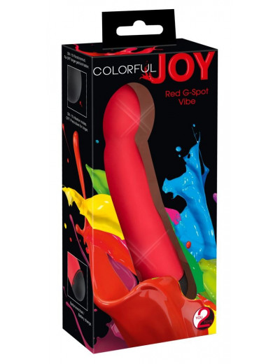 Красный G-стимулятор Red G-Spot Vibe - 17 см.