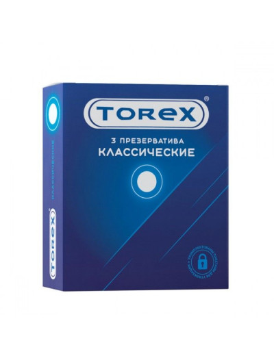 Гладкие презервативы Torex  Классические  - 3 шт.