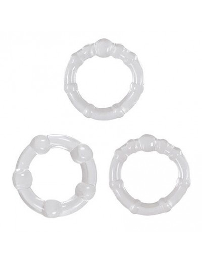 Набор прозрачных эрекционных колец Intensity Rings