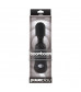 Чёрный вибромассажёр для эрогенных зон BoomBoom Power Wand - 18 см.