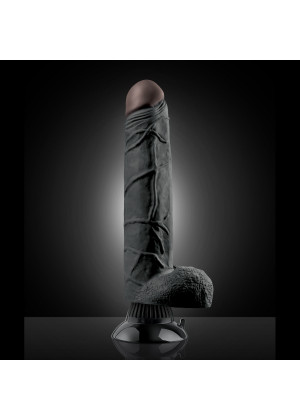 Вибратор Real Feel Deluxe №7 Black - 28 см.