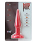 Красная анальная втулка Pure - 11,5 см.