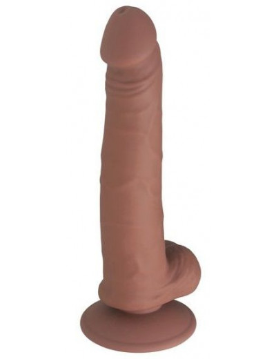 Коричневый фаллоимитатор SEDUCER Perfect Peter - 20 см.