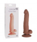 Коричневый фаллоимитатор SEDUCER Perfect Peter - 20 см.