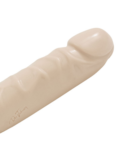 Двухголовый фаллос телесного цвета  Jr. Veined Double Header 12  Bender - 29,5 см.