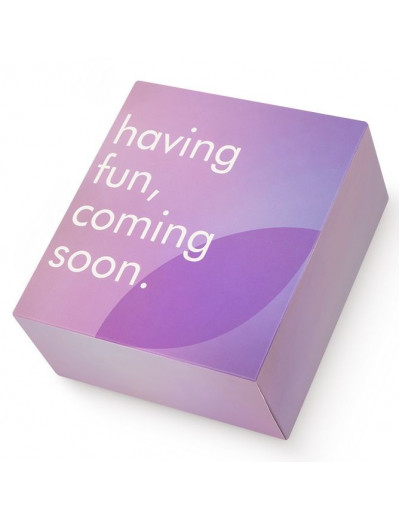 Фиолетовый универсальный вибратор Drago с язычком - 18,3 см.