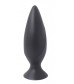 Черная анальная пробка Mojo Spades Medium Butt Plug - 10,7 см.