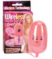 Розовое виброяйцо на дистанционном пульте управления