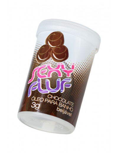 Масло для ванны и массажа SEXY FLUF с ароматом шоколада - 2 капсулы (3 гр.)