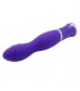 Фиолетовый вибратор ECSTASY Rippled Vibe - 19,5 см.