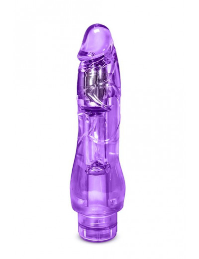 Фиолетовый вибратор-реалистик Fantasy Vibe - 22,8 см.