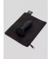 Черная анальная вибропробка Sensation Rechargeable Vibrating Butt Plug - 8,9 см.