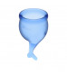 Набор синих менструальных чаш Feel secure Menstrual Cup