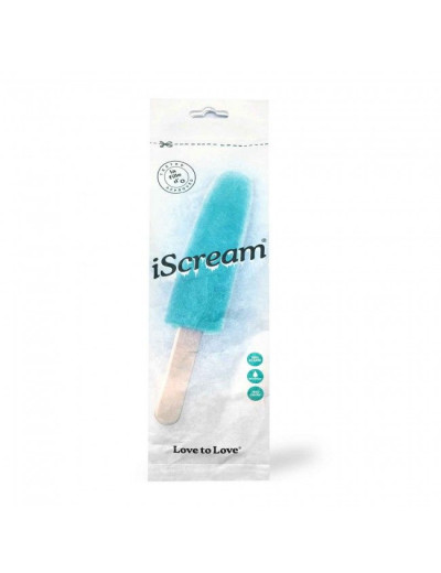 Голубой фаллоимитатор iScream Dildo - 22,5 см.