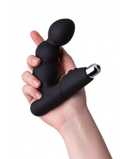 Чёрный вибростимулятор простаты Erotist